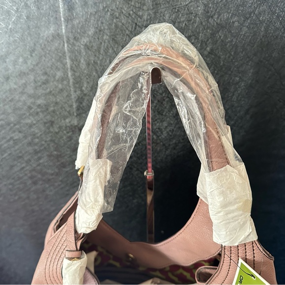 🔵 orYany Tessal Leather Shoulder Bag  with Dust Custer NWT - Picture 8 of 9